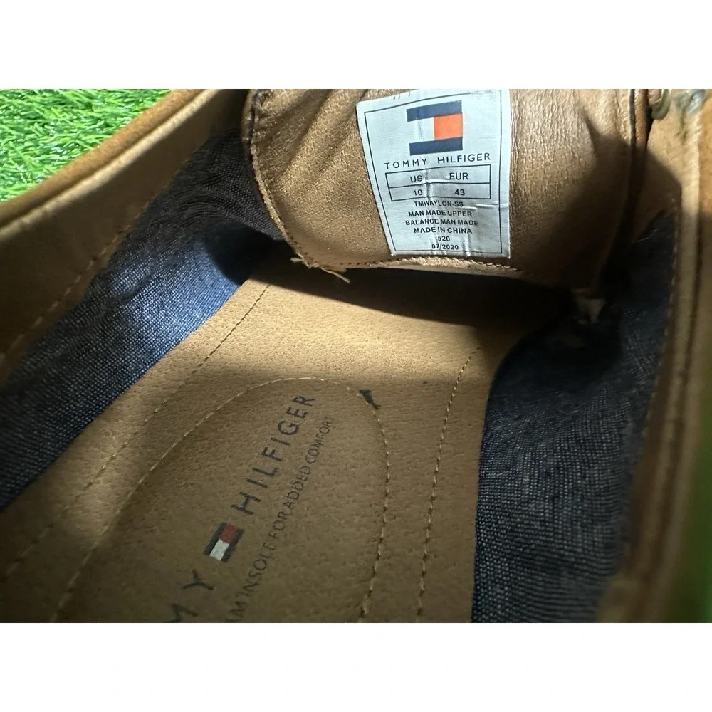 Tommy Hilfiger Mens Brown Waylon Cap Toe Oxford Shoes TMWAYLON-SS Size 10
